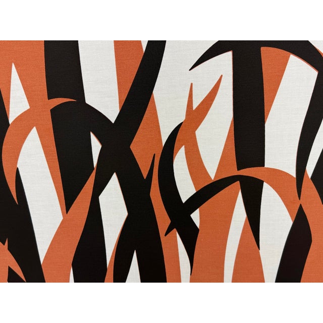1970s Victor Langer Graphilia Printed Canvas Panels, Circa 1973 For Sale - Image 5 of 12
