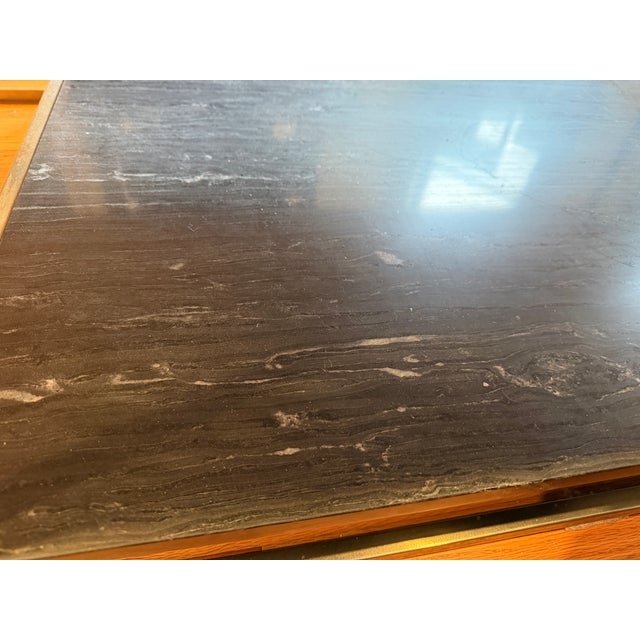 Two Tone Beautiful Marble Table For Sale In New York - Image 6 of 8