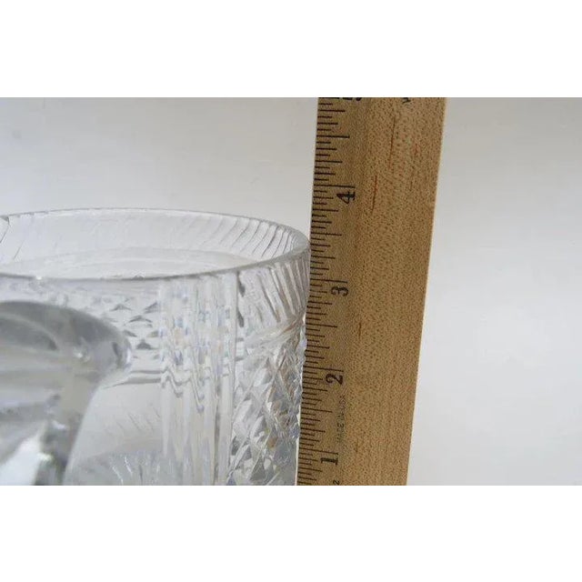 Glass English or Irish Cut Glass 1/2 Half Pint Tankard Mug 19th Century For Sale - Image 7 of 9