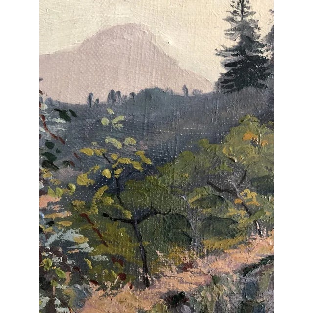 Pierre Barthélémy, Hameau, vallée de Merlan, 1928, Oil on Canvas, Framed For Sale - Image 4 of 9