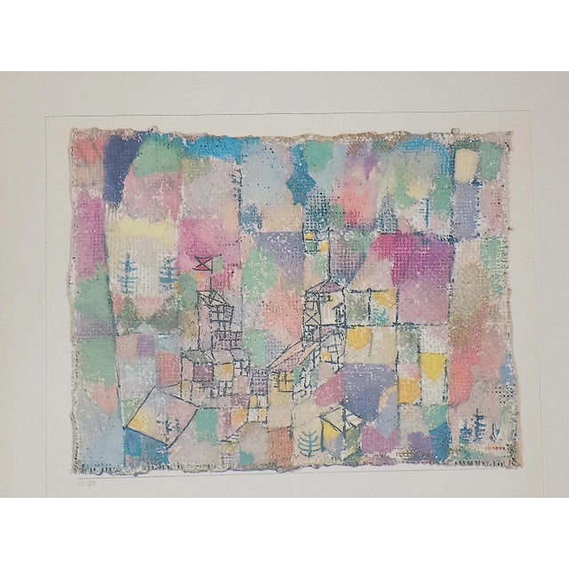 Mid-Century Modern Vintage Mid 20th Century Abstract Lithograph - Paul Klee - Set of 3 For Sale - Image 3 of 6