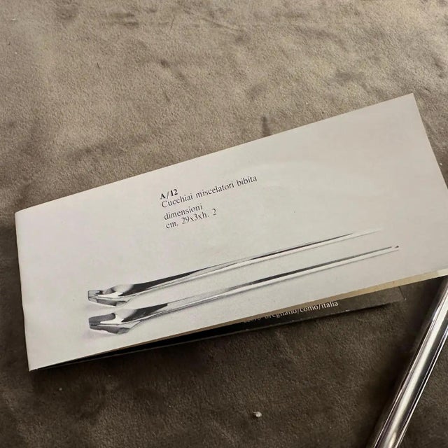 1990s Set of Two Minimalist Cocktail Mixers Designed by Lino Sabattini For Sale - Image 6 of 6