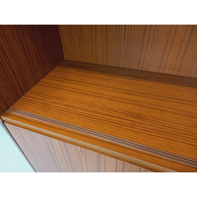 Vintage Scandinavian Style Storage Bookcase in Melamine and Teak, 1960s For Sale - Image 12 of 16