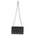 Black Black Smooth Calfskin Studded Heart Medium Kate Chain Bag For Sale - Image 8 of 9