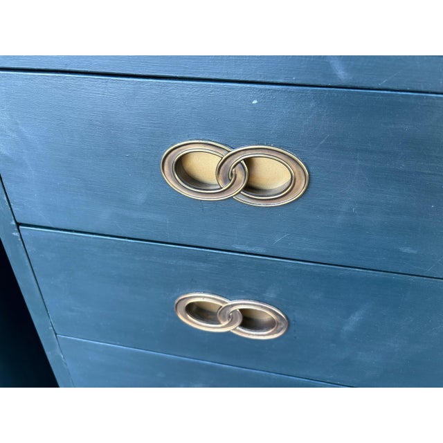 Vintage Pair Henredon Michael Taylor Boho Chests Drawers Dressers Hollywood a Pair For Sale In San Francisco - Image 6 of 12