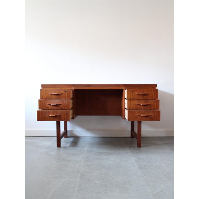 1960s Vintage Danish Desk in Teak, 1960s For Sale - Image 5 of 12
