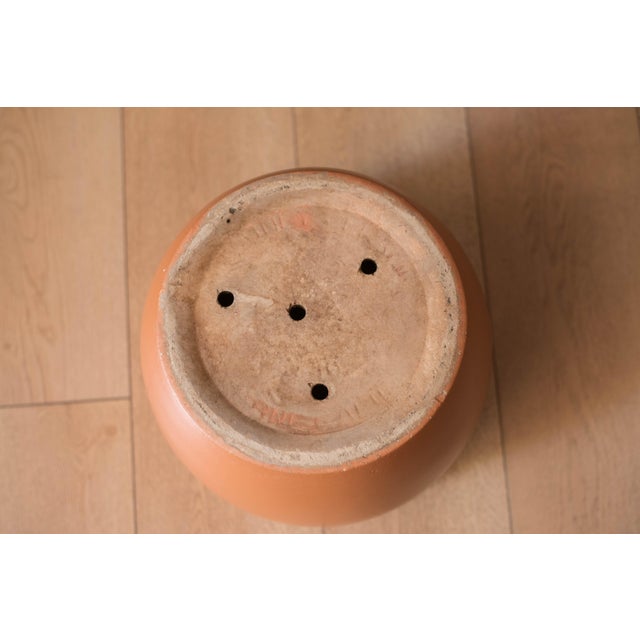 Mid Century Modern California Terra Cotta Planter Pot by Gainey Ceramics For Sale - Image 10 of 10