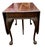 Rare and Large George II Mahogany Drop-Leaf Table, the rectangular top formed of three single-board planks of rich,...