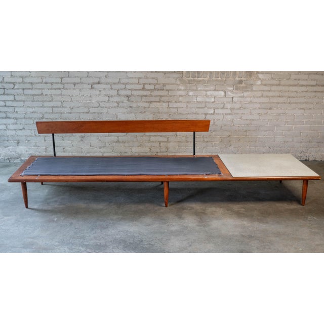 1950s Mid-Century Modern Adrian Pearsall Attr. Walnut Daybed For Sale - Image 17 of 18
