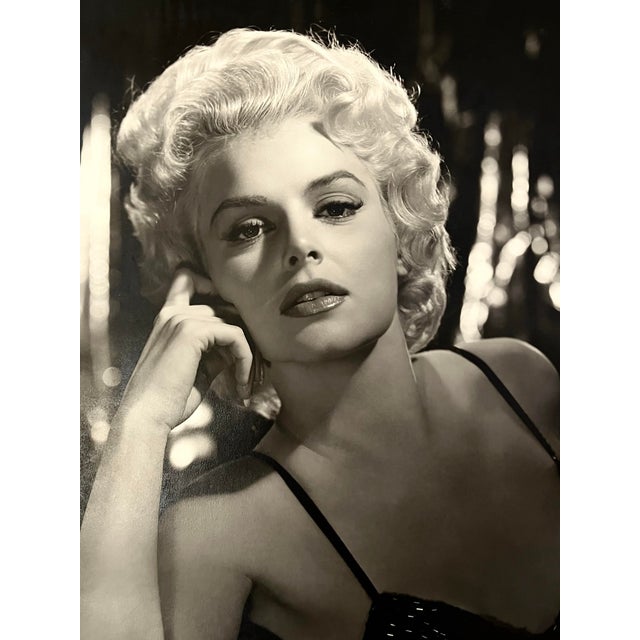 Vintage Hollywood Glamour Portrait of Barbara Lang by Virgil Apger For Sale - Image 4 of 7