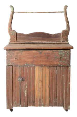 Antique Primitive Washstand Cabinet
