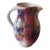 Mid Century Modern Pitcher Carafe Vintage Ceramic Large Studio Pottery Drip Glaze Stoneware For Sale