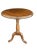 Queen Anne Vintage Mersman Queen Anne Tripod Side Table – Mahogany Pedestal Wine Table, Georgian Style Accent, Cabriole Legs For Sale - Image 3 of 5