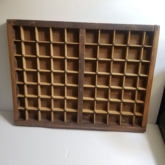 1930s Vintage Printer Press Tray Chairish