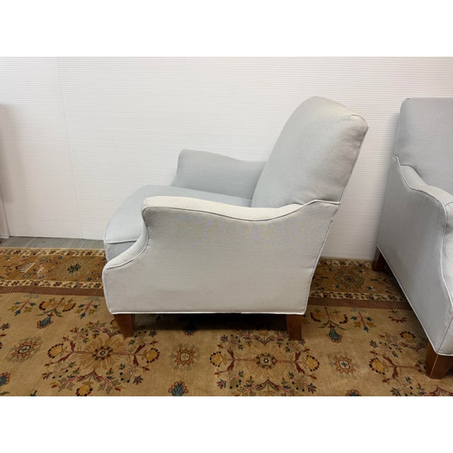 2010s Ballard Designs Wembley Club Chairs, Pair For Sale - Image 5 of 12