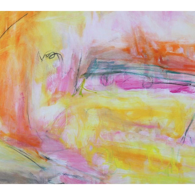 In "Monk in the Garden", an uplifting oil painting on fine linen canvas, the warm hues and soft shapes to evoke a serene,...