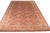 Traditional Rug & Kilim’s Distressed Style Rug in Orange Red Geometric Pattern For Sale - Image 3 of 5