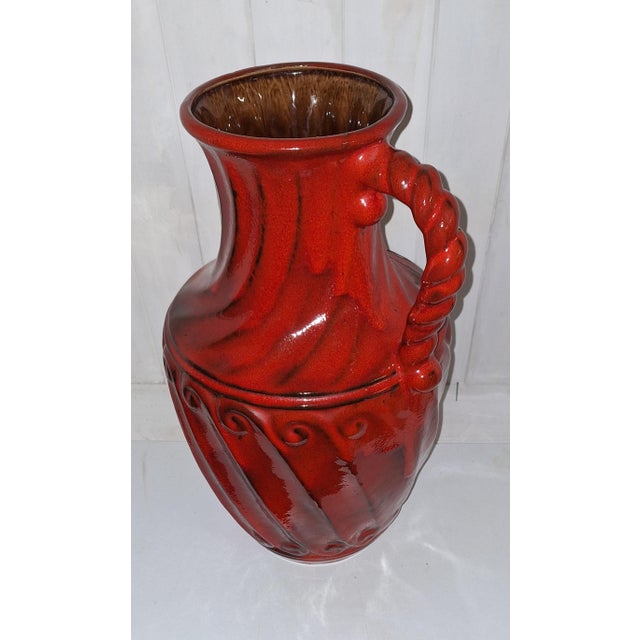 Large Vintage Ceramic Vase by Carstens Tönnieshof, 1970s, in Very Good conditions. Designed 1970 to 1979 This piece has an...