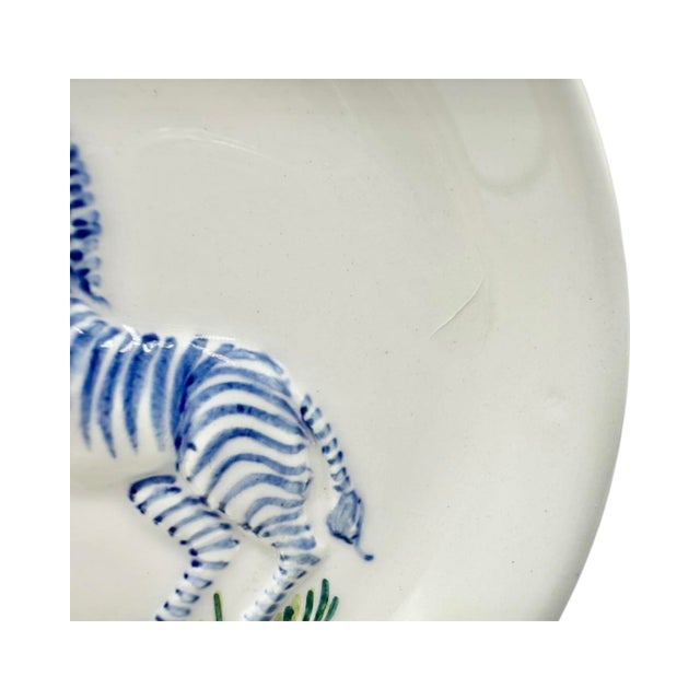 Vintage El Morocco Nyc Nightclub Ceramic Zebra Ashtray Catchall Dish New York For Sale In Washington DC - Image 6 of 9