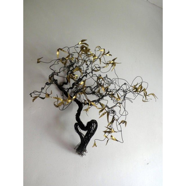 Brutalist Brass Wall Sculpture by Daniel D'Haeseleer, 1970s For Sale - Image 3 of 12