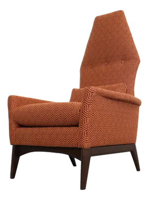 Adrian Pearsall High Back Lounge/ Accent Chair Crypton "Mambo Jive"