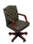 Forest Green Chesterfield Green Tufted Leather Desk Chair from Wade, England, 1960s For Sale - Image 8 of 15