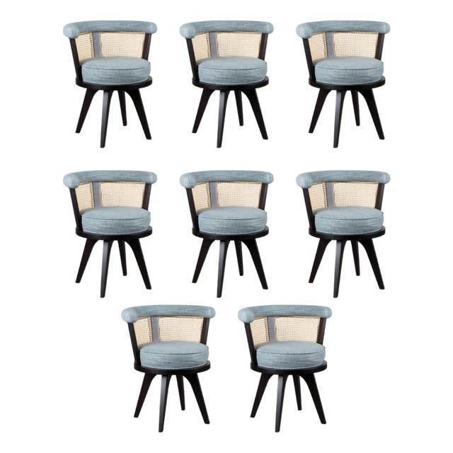 George Dining Chairs by Wood Tailors Club, Set of 8 For Sale