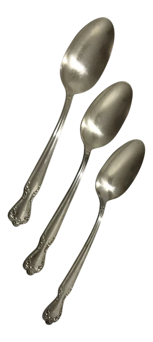 Vintage Rogers & Bro. Reinforced Silver Plated Tablespoons - Set of 3