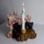 The Pink Dream Candle Holder is a hand-carved wood and marble object from the Melting Collection by Gabor Gobi. Reclaimed...