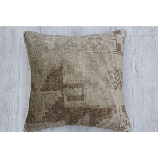 Turkish Vintage Rug Decorative Pillow Cover - 19.5"x19.5" For Sale - Image 10 of 12