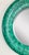Vintage Faux Malachite Round Beveled Glass Wall Mirror For Sale In Kansas City - Image 6 of 7