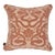 House of Hackney Anaconda Medium Cut-velvet Cushion - Dusky Pink For Sale