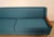 Teal 1960’s Mid-Century Modern Papa Bear Style Walnut Arm Sofa in Knoll Textiles For Sale - Image 8 of 12