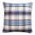 Schumacher Heidi Plaid 18" Pillow In Indigo For Sale