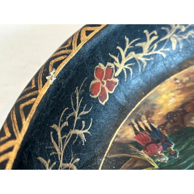 19th Century Papier Mache' Bowl For Sale - Image 10 of 12