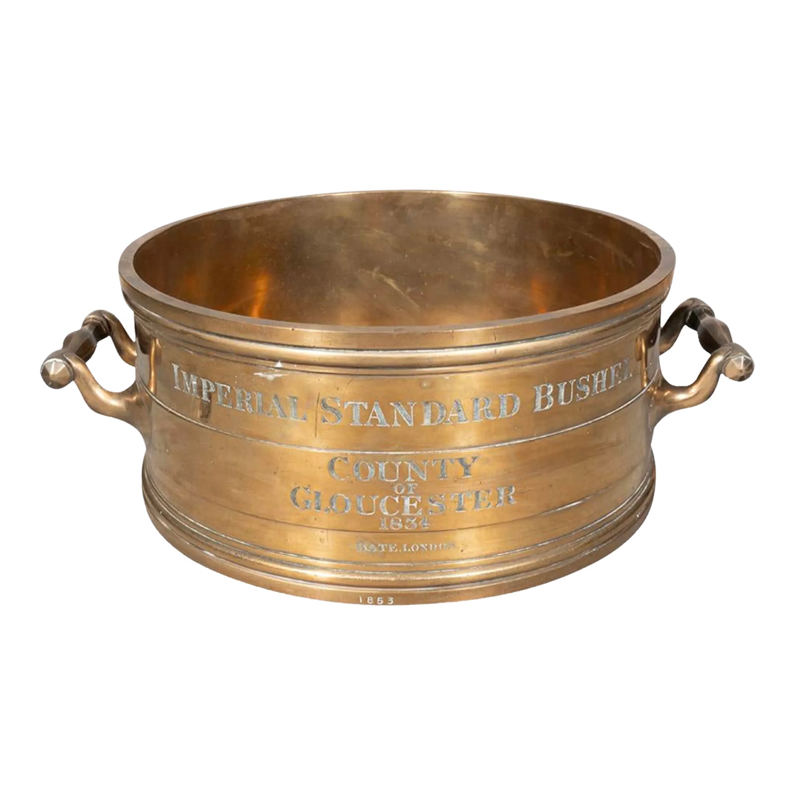 Victorian Bronze Imperial Standard Bushel Measure | Chairish
