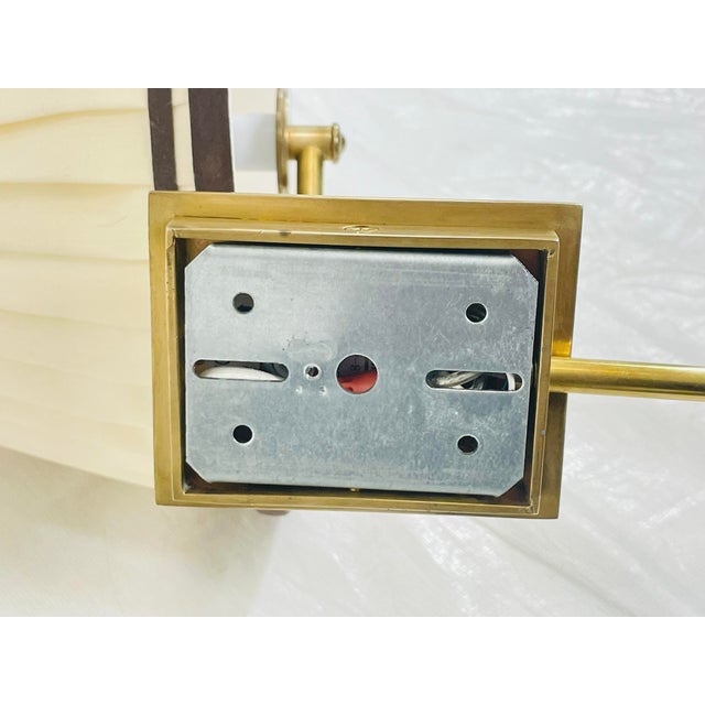Pair of Visual Comfort Brass Swing-Arm Plug-in Wall Sconces For Sale - Image 16 of 18