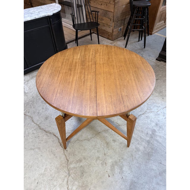 Brown Height-Adjustable Tables from Marcel Gascoin, 1960s For Sale - Image 8 of 18