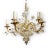 Gold 1930s French Bagues Nine Light Chandelier For Sale - Image 8 of 8