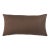 Schumacher Franc Linen 24" Lumbar Pillow In Chocolate For Sale