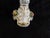 White Alboth and Kaiser Five Candle Candelabra With Dimensional Flowers For Sale - Image 8 of 9