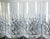 This classic set of elegant Mid-Century Mikasa Coventry crystal highball glasses are substantial, bright, and clear...