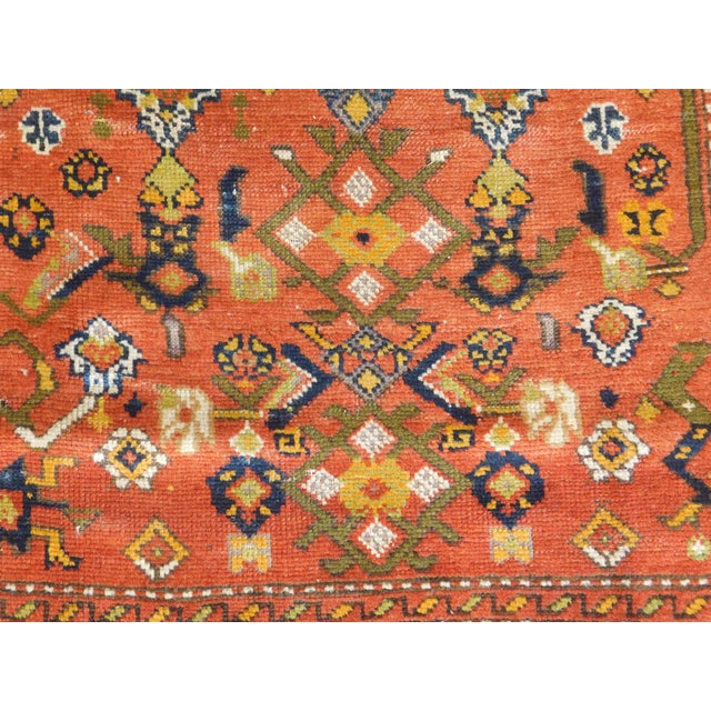 Antique Red Turkish Rug 4′2″ × 5′7″ Chairish