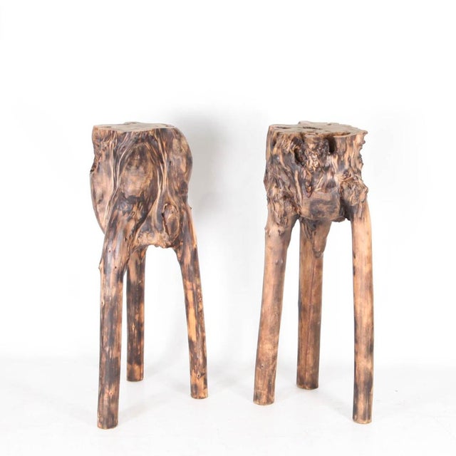 Wooden Side Tables, 1980s, Set of 2 For Sale - Image 11 of 11