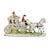 20th Century Romantic Porcelain Composition with Carriage from Dresden For Sale - Image 4 of 9