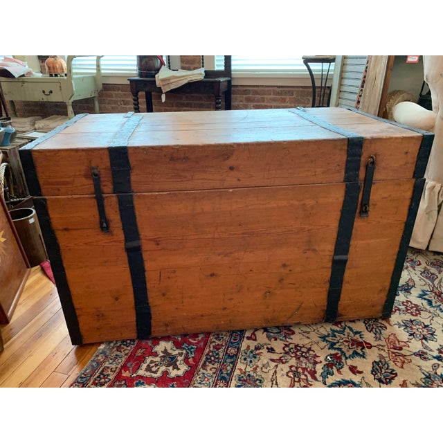 1900’s Vintage Pine Chest For Sale - Image 10 of 10