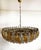 Amber & Clear Poliedri Murano Glass Ceiling Light, 1990s For Sale - Image 4 of 18