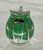 Ceramic Antique Chinese Export Porcelain Famille Verte”boc Choy Leaf” Creamer Pitcher For Sale - Image 7 of 12