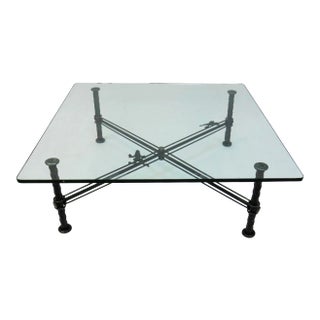 Ilana Goor Original Work ‘Rebar’ Table With Bronze Frogs For Sale