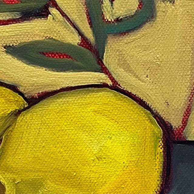"Citrus and Sunshine" Contemporary Still Life With Lemons For Sale In New York - Image 6 of 9